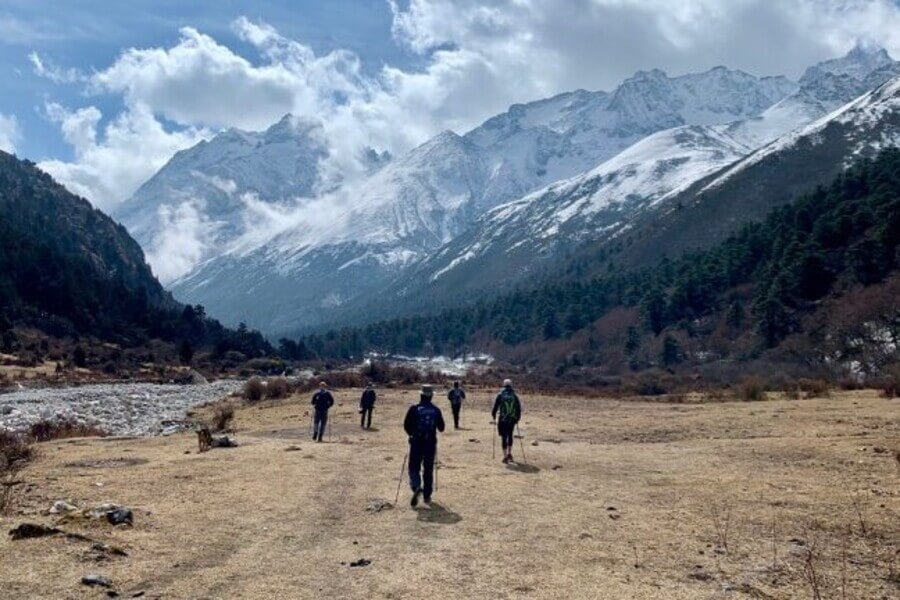 Đi Bộ Đường Dài Ở Thung Lũng Phobjikha Bhutan