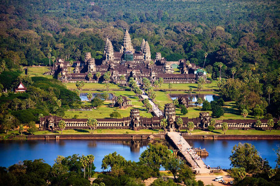 đền Angkor Wat thuộc văn hóa Campuchia 