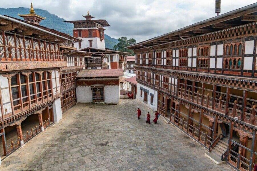 Địa Điểm Check-In Bhutan Pháo đài Trongsa Dzong