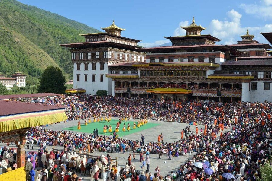 Địa Điểm Check-In Bhutan Tashichho Dzong