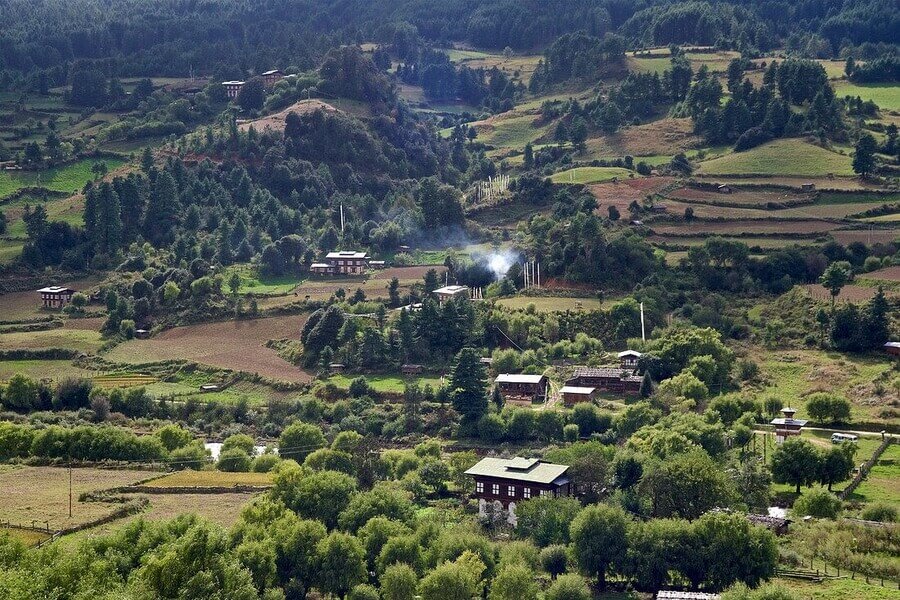 Địa Điểm Check-In Bhutan Thung lũng Tang