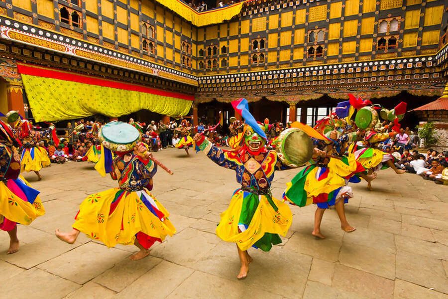 Nghệ thuật Bhutan về Lễ hội