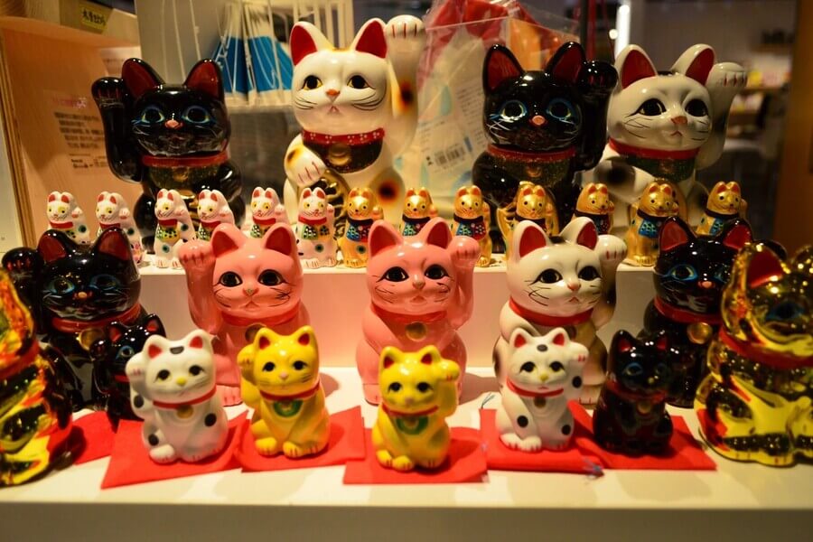 Quà Tặng Nhật Bản Mèo may mắn Maneki-neko