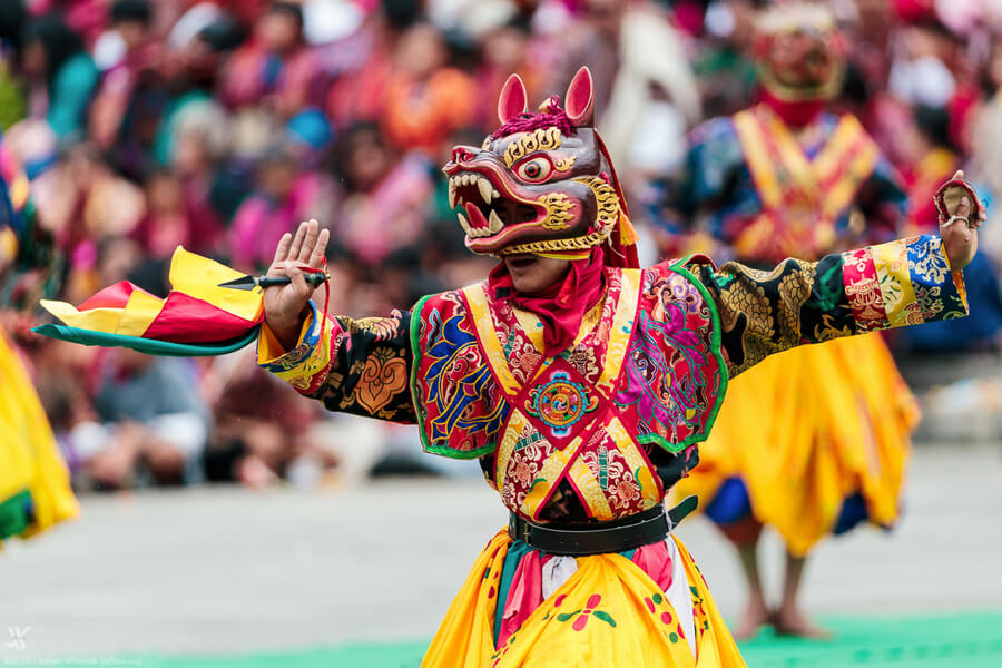 Trò Chơi Truyền Thống Bhutan tại Tshechu