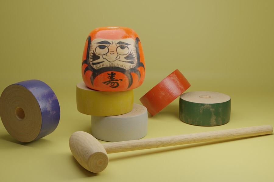 Trò Chơi Truyền Thống Nhật Bản - Daruma Otoshi